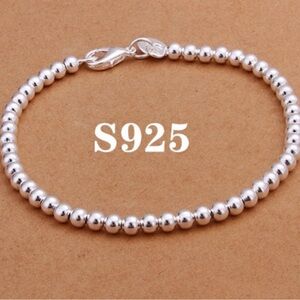 Sterling Silver Bead Bracelet